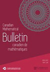 Canadian Mathematical Bulletin-bulletin Canadien De Mathematiques