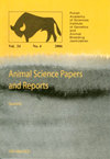 Animal Science Papers And Reports