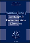 International Journal Of Language & Communication Disorders