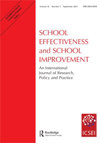 School Effectiveness And School Improvement