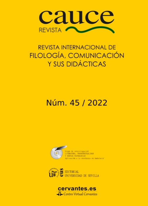 Cauce-revista Internacional De Filologia Comunicacion Y Sus Didacticas