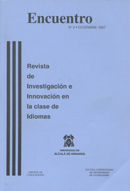 Encuentro-revista De Investigacion E Innovacion En La Clase De Idiomas